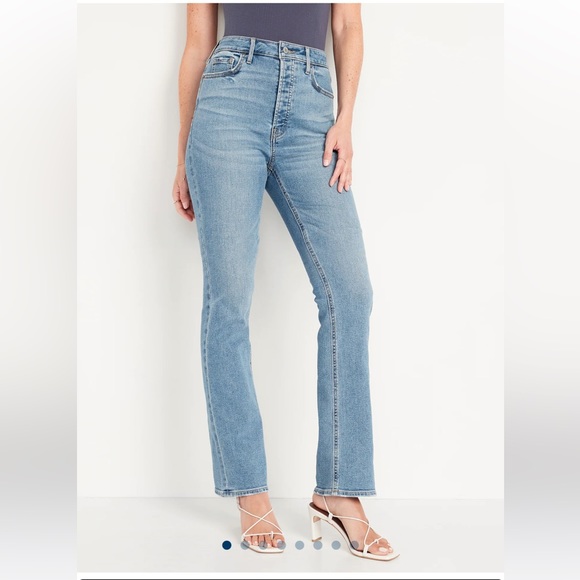 Old Navy Denim - Extra High Waisted Kicker Boot Cut Jean